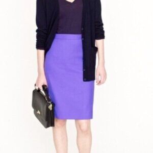 Purple JCrew Pencil Skirt - Size 00